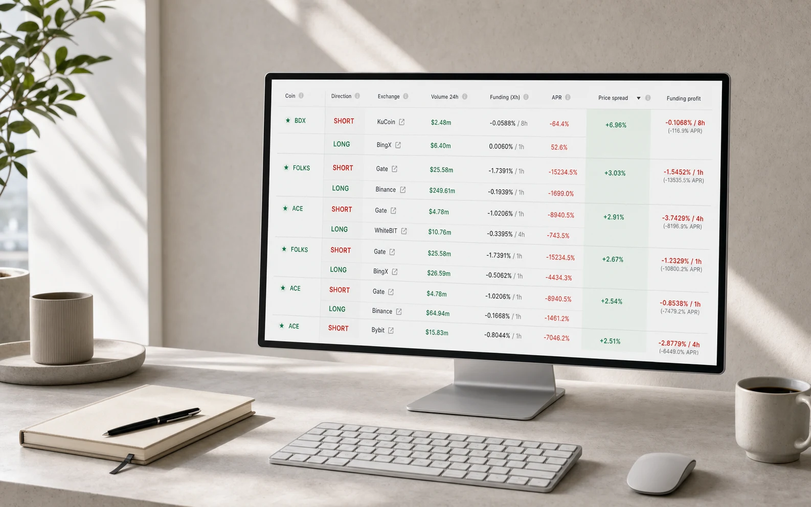 Futures arbitrage